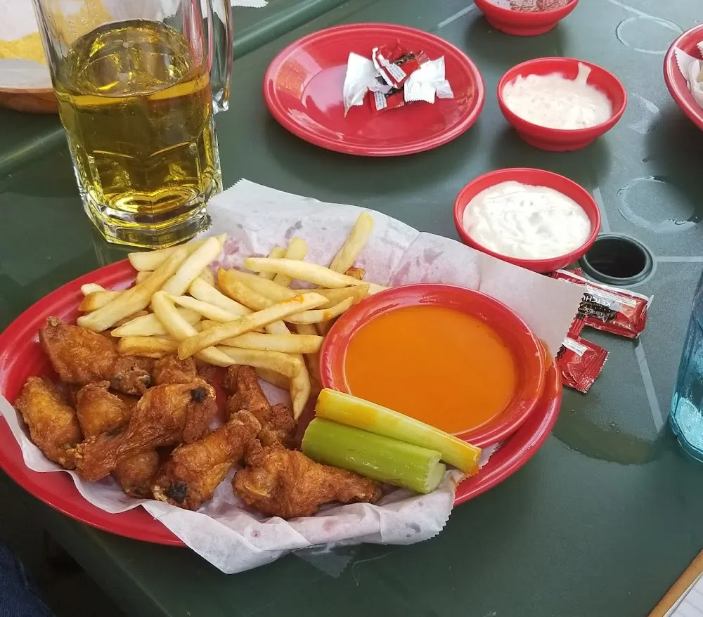 Buffalo Wings with Sauce on the Side